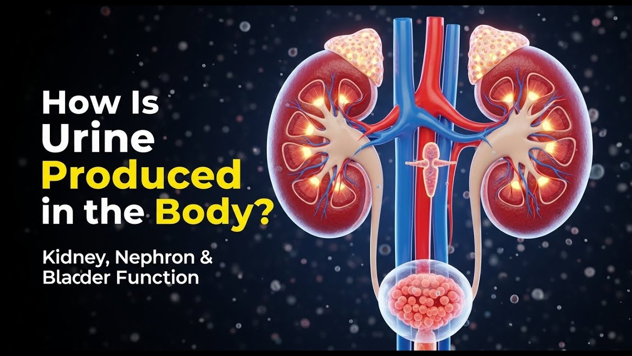 Med: How Is Urine Produced in the Body? | Kidney, Nephron & Bladder Function