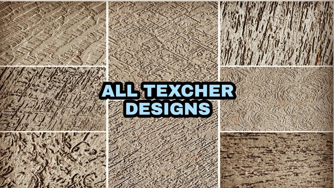 All texture designs back to back | Stark texture | how to make texture rustic