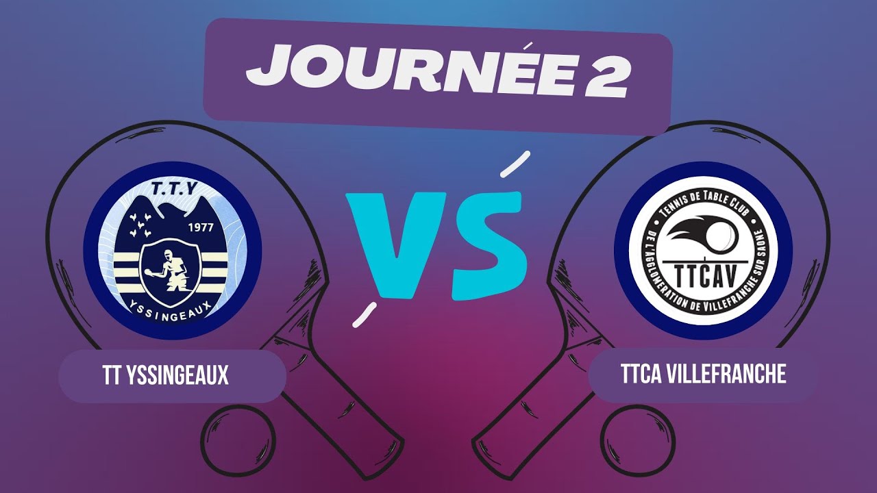 🏓 R2 AURA : Première victoire de la saison face au TTCA Villefranche !