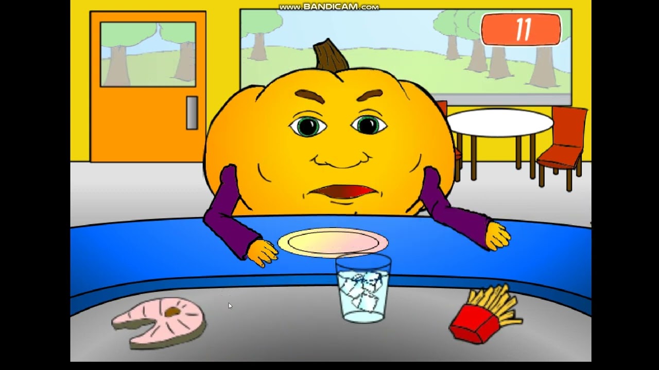 Playing Hungry Pumpkin [And I got score 17] (A Little Bit Short)