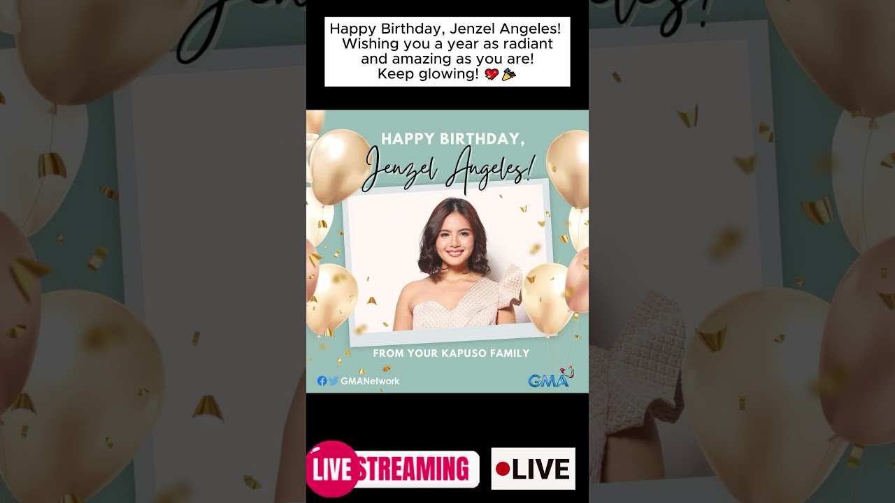Happy Birthday, Jenzel Angeles! Wishing you a year as radiant and amazing as you are! Keep glowing!