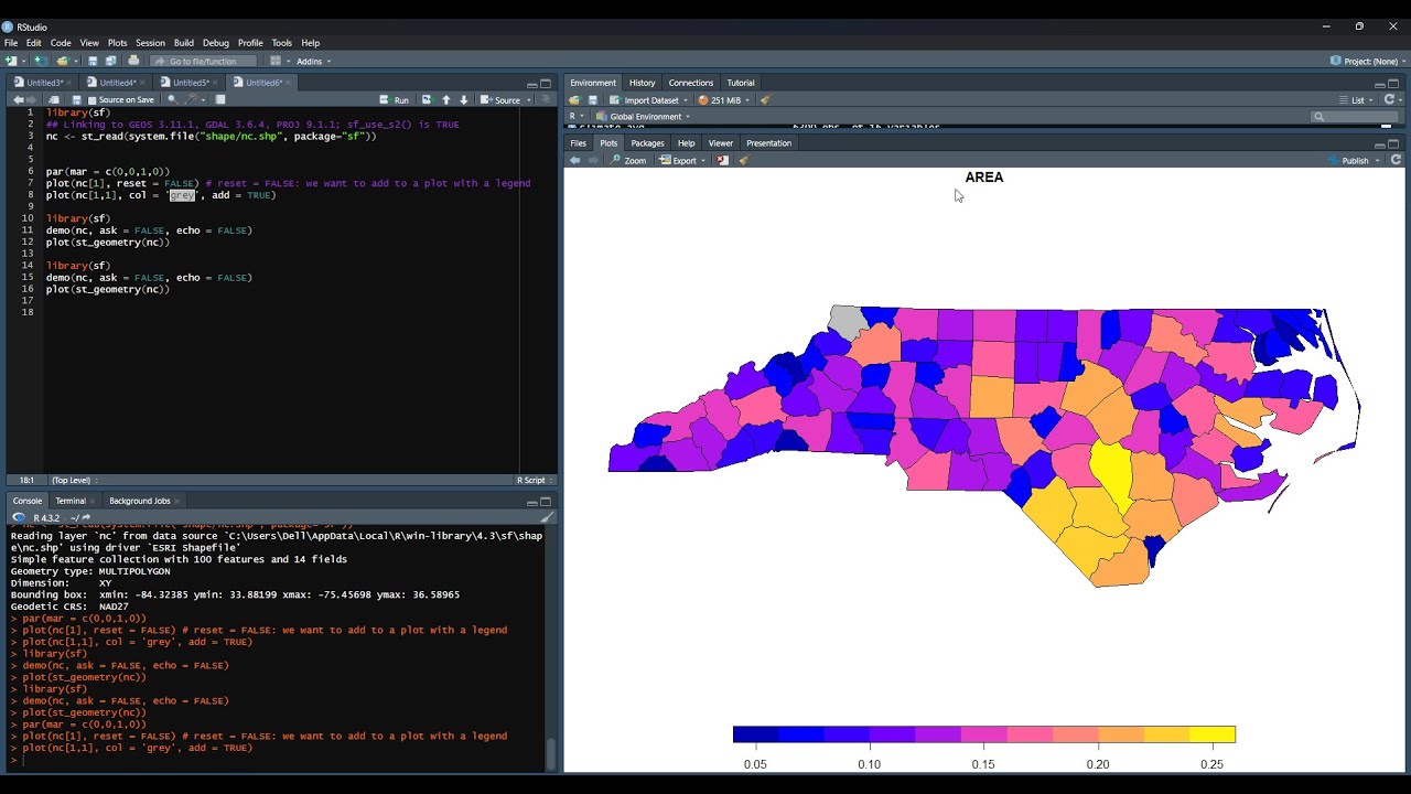 GIS, Cartographic, and Spatial Analysis Tools: R / Rstudio for Beginners to advanced level