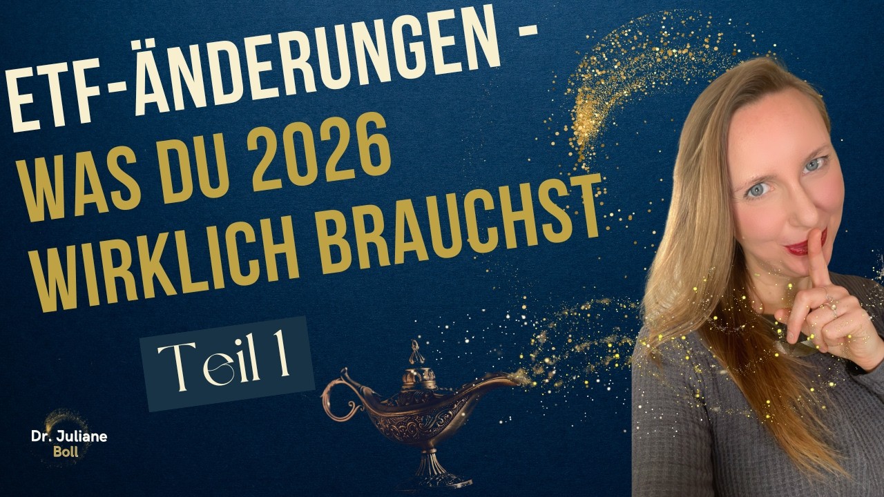 ETF-Änderungen: Vorabpauschale, ESG-Chaos und was du 2026 wirklich brauchst | Teil 1