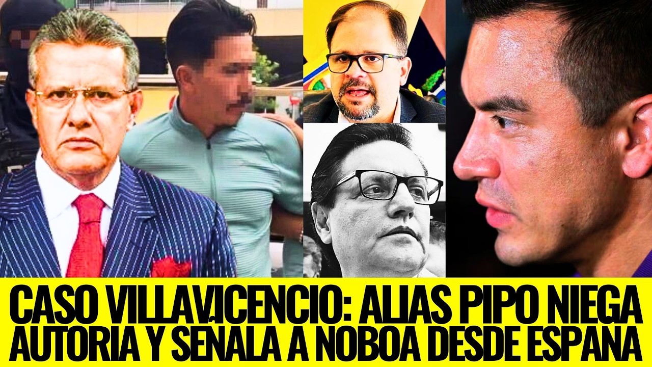 Dr. Augusto Tandazo (Caso Villavicencio: alias Pipo niega autoría y señala a Noboa desde España)