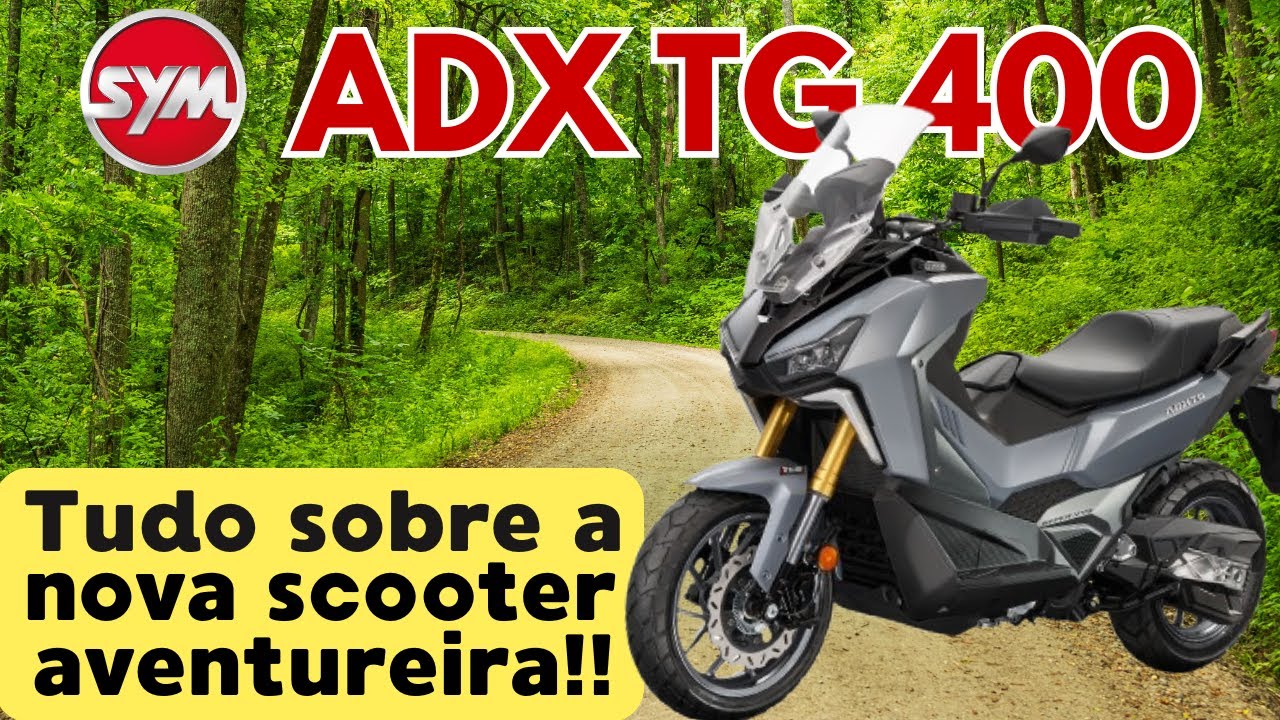 SYM ADX TG 400 – A nova scooter aventureira em detalhe!