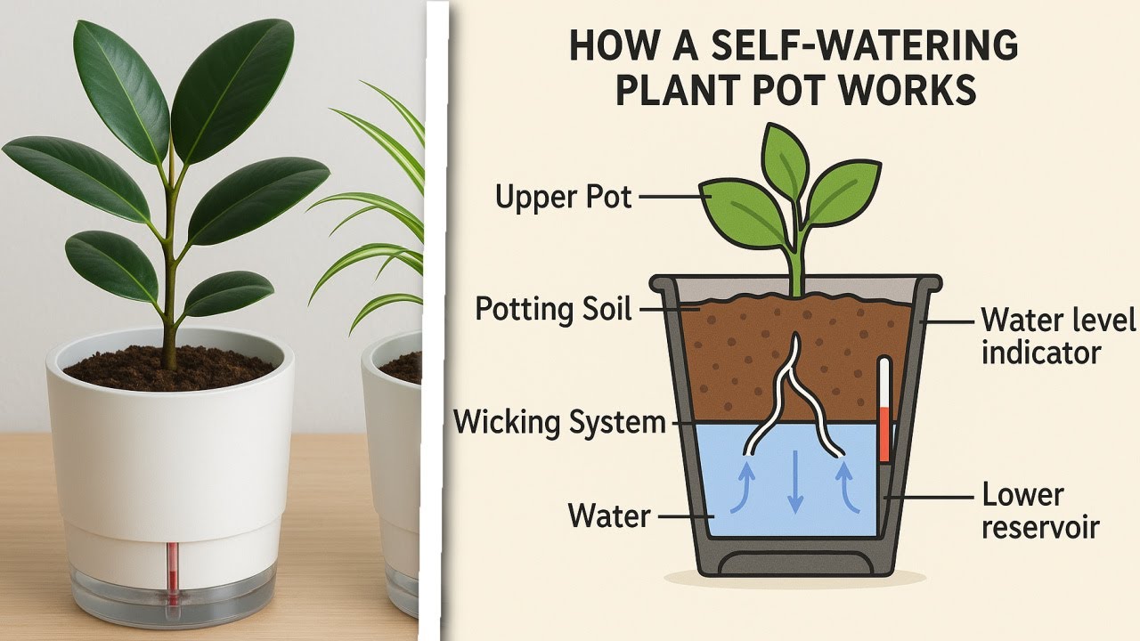 How To Use Self Watering Plant Pots In Your Garden - The pro and the cons explained
