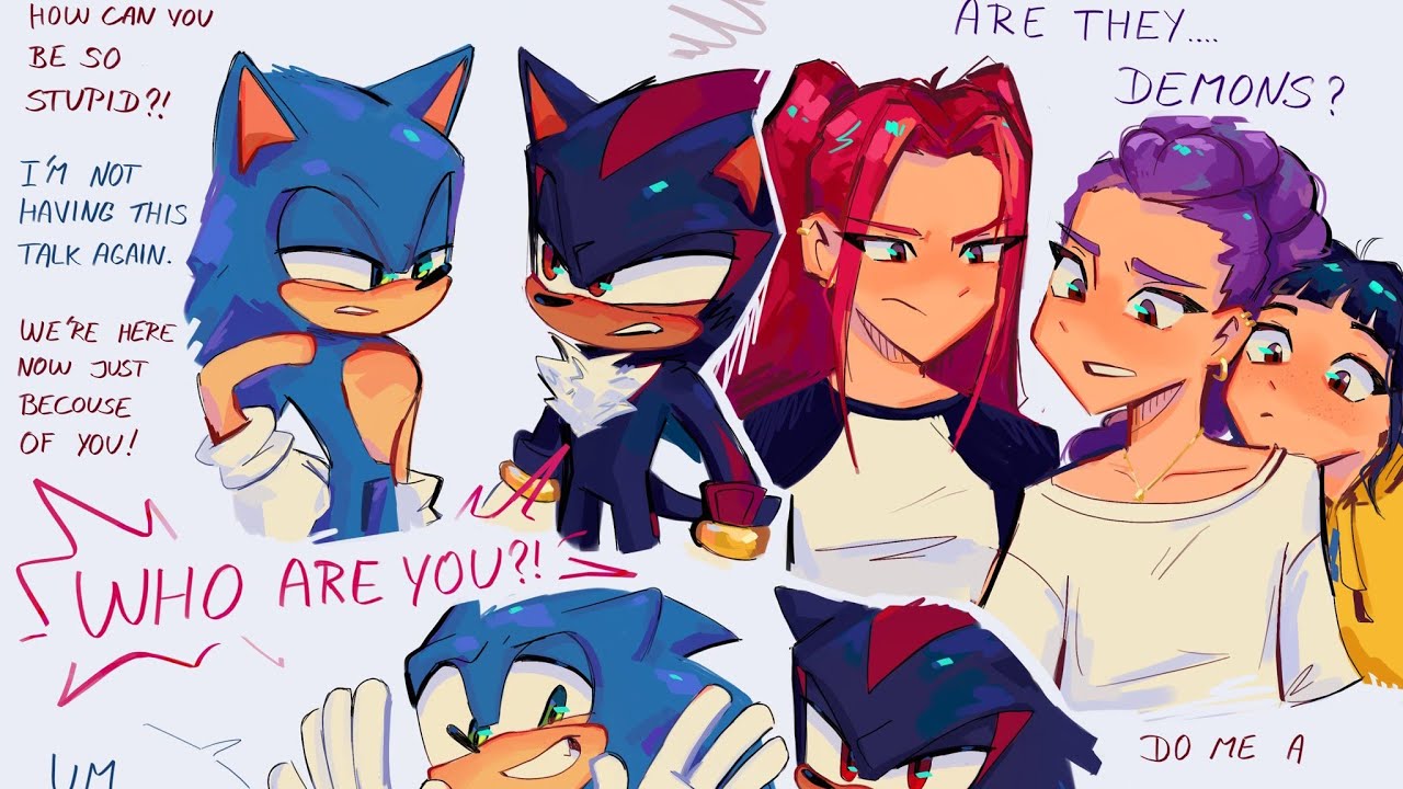 Sonic X KPop Demon Hunters Crossover Comic Dub