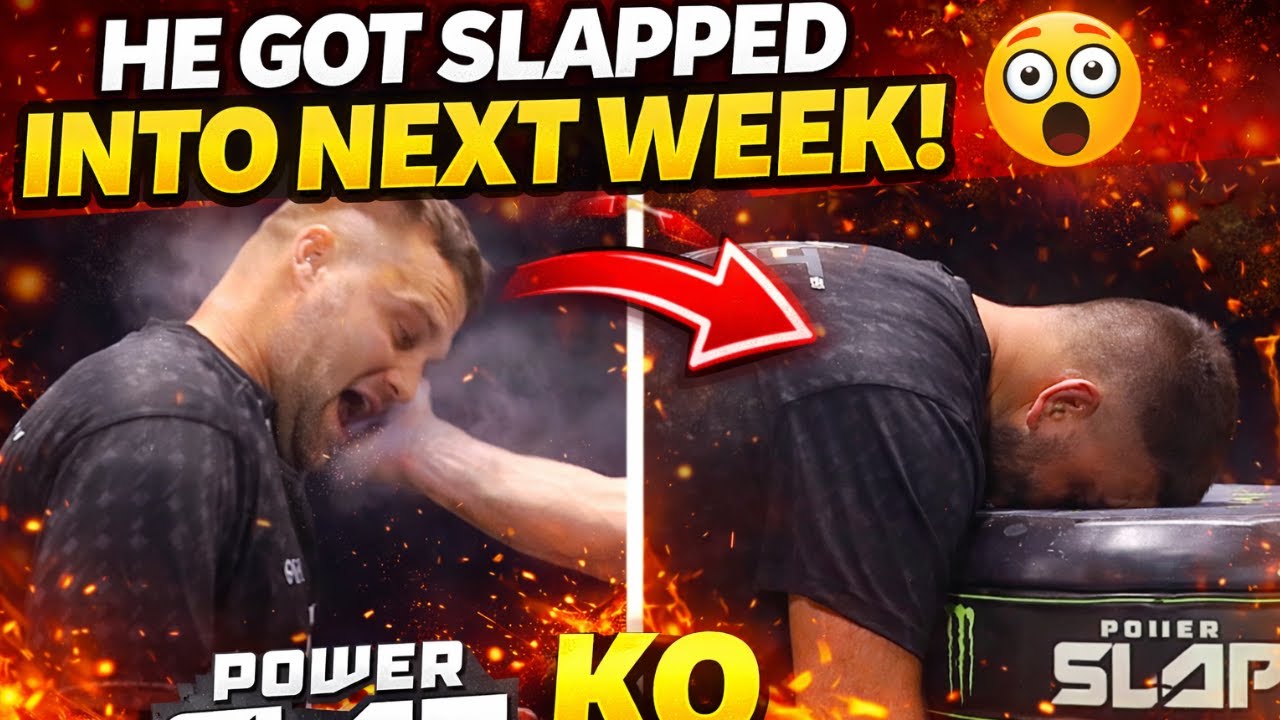 HE GOT SLAPPED INTO NEXT WEEK! 😳 | Power Slap 16 KO Reaction