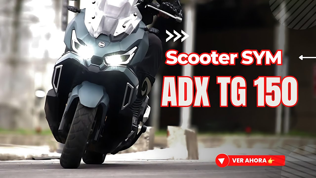 Scooter Sym ADX TG 150. ¿Podrá destronar a la YAMAHA NMAX? - Carlos en Moto