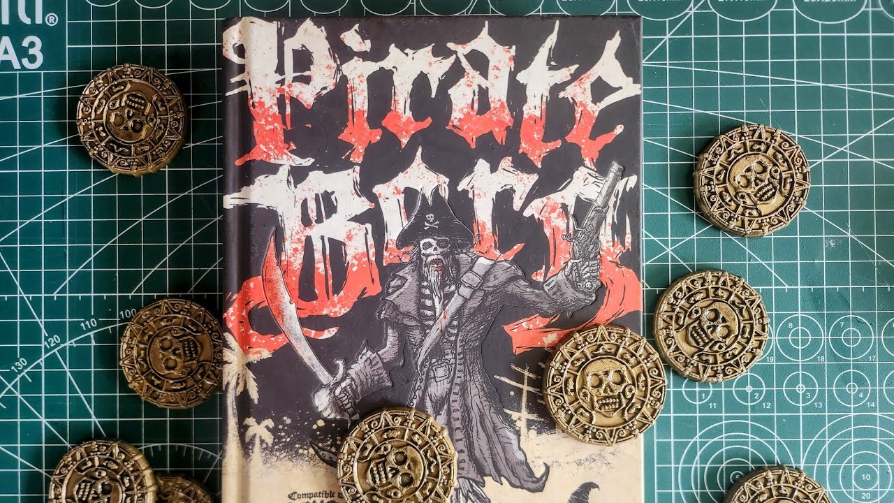 Pirate Borg: Down Among the Dead Kickstarter unboxing