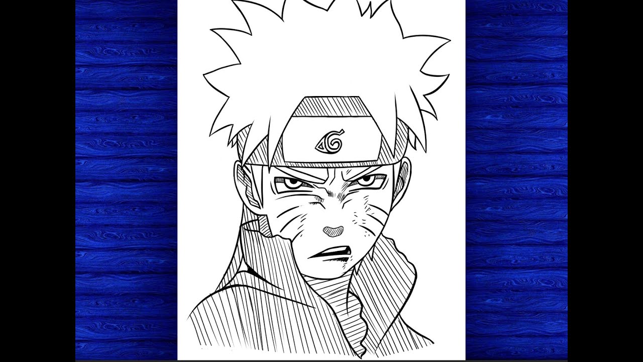 Como desenhar Naruto