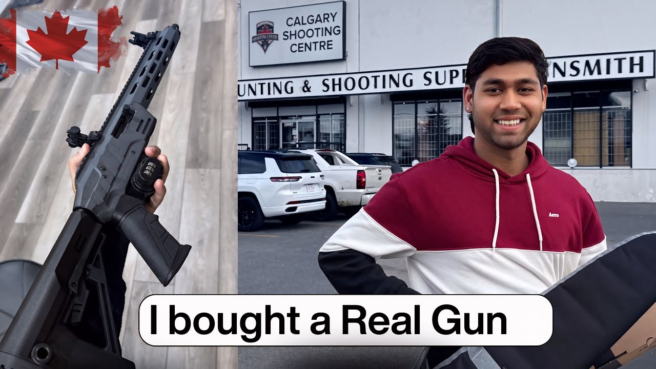 Student Buys a Real Gun in Canada?Range Vlog 2025 Let’s go on shopping with me for my first firearm.