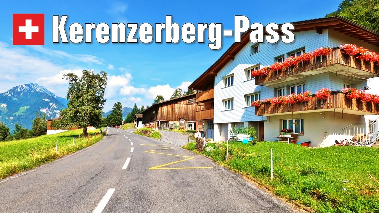 Kerenzerberg-Pass • Summer Road Trip 🇨🇭 Scenic Drive Switzerland
