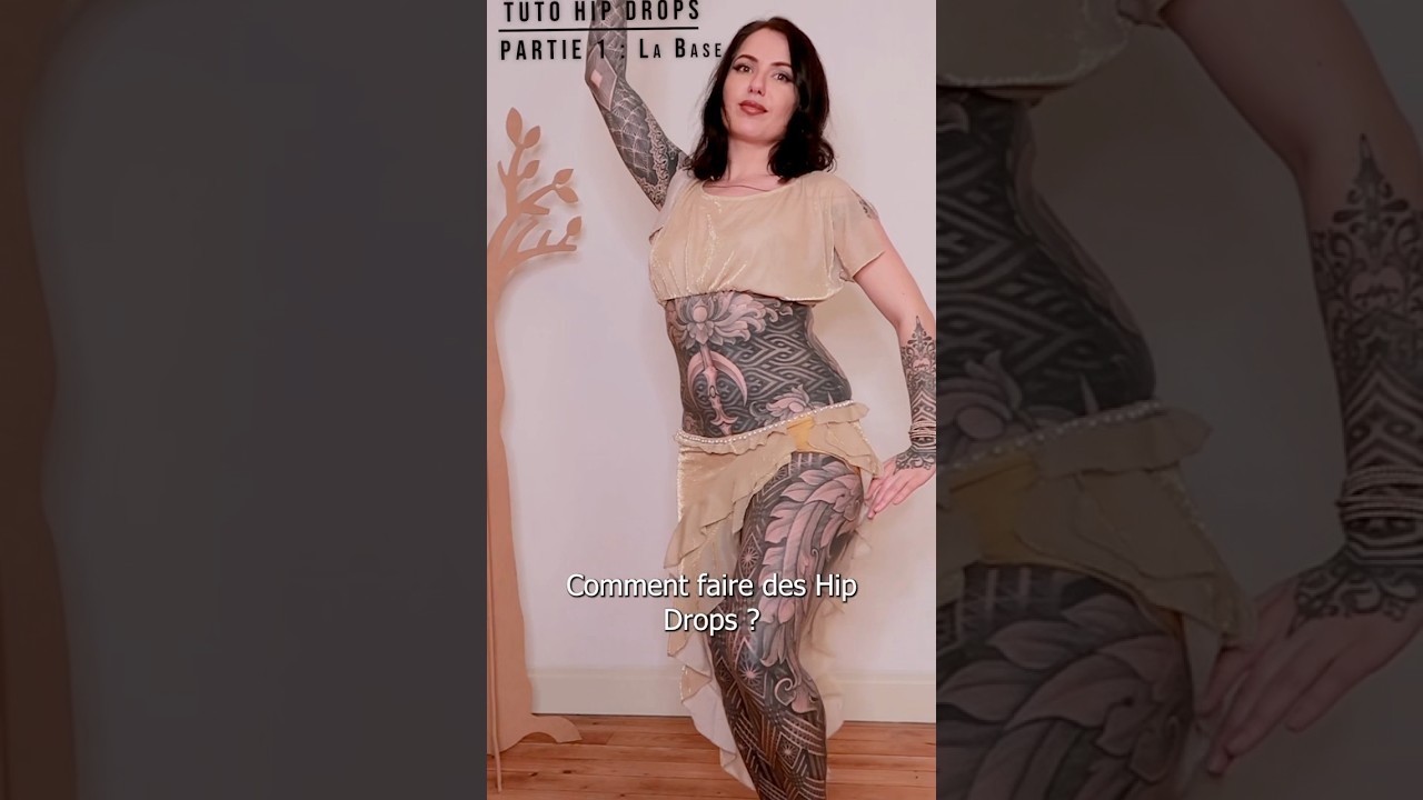 Apprendre la danse orientale: les hip drops ⭐️ #bellydance #danseorientale