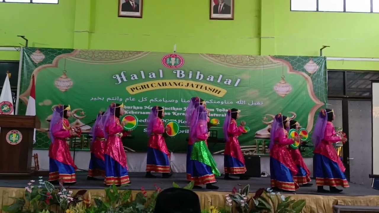 Penampilan Qosidah SDN Jatiasih X, Halal bi Halal PGRI Kec. Jatiasih, 19 April 2025.