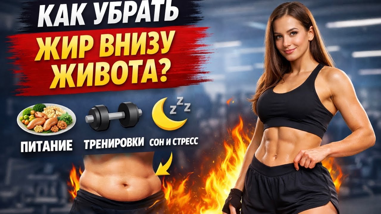Как убрать жир внизу живота: что действительно работает