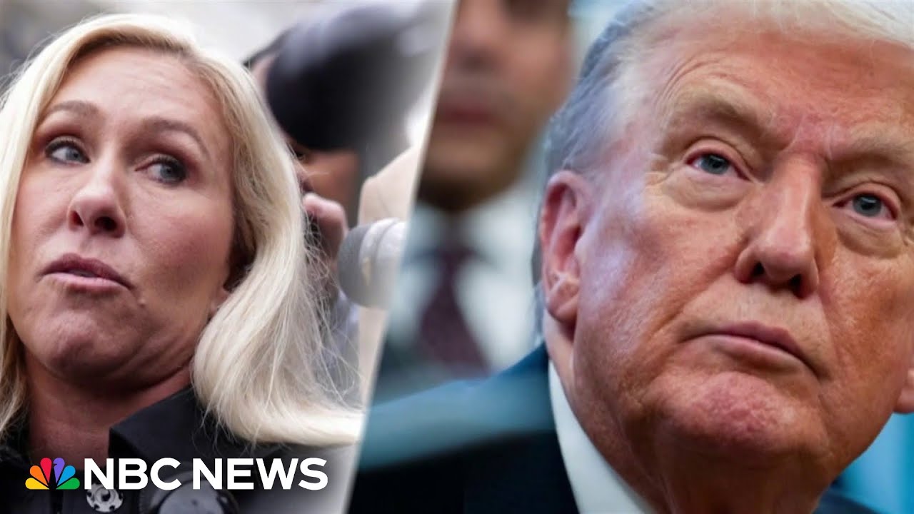 President Trump feuds with Rep. Marjorie Taylor Greene over Epstein files