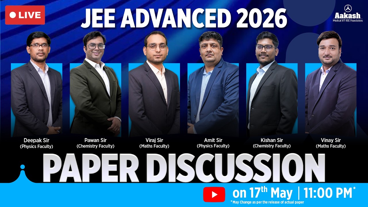 JEE Advanced 2026 Paper Discussion LIVE | Complete Paper Analysis 🔴