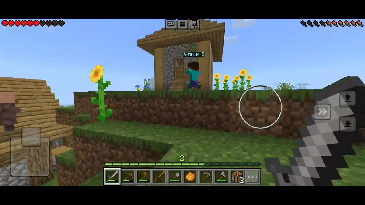 another video of me and my little brother surviving in minecraft