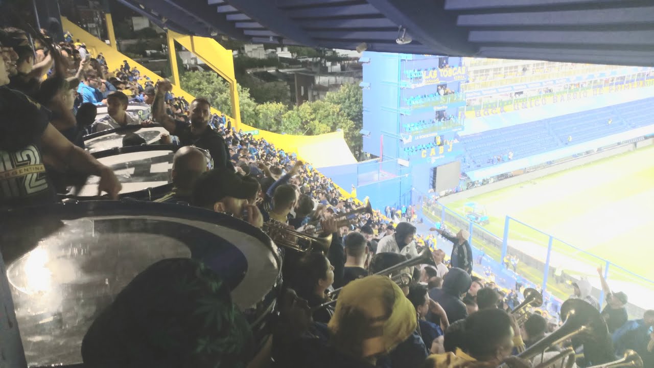 Fiesta post partido canciones pre partido con las gallinas Boca vs Godoy cruz 16/04/24