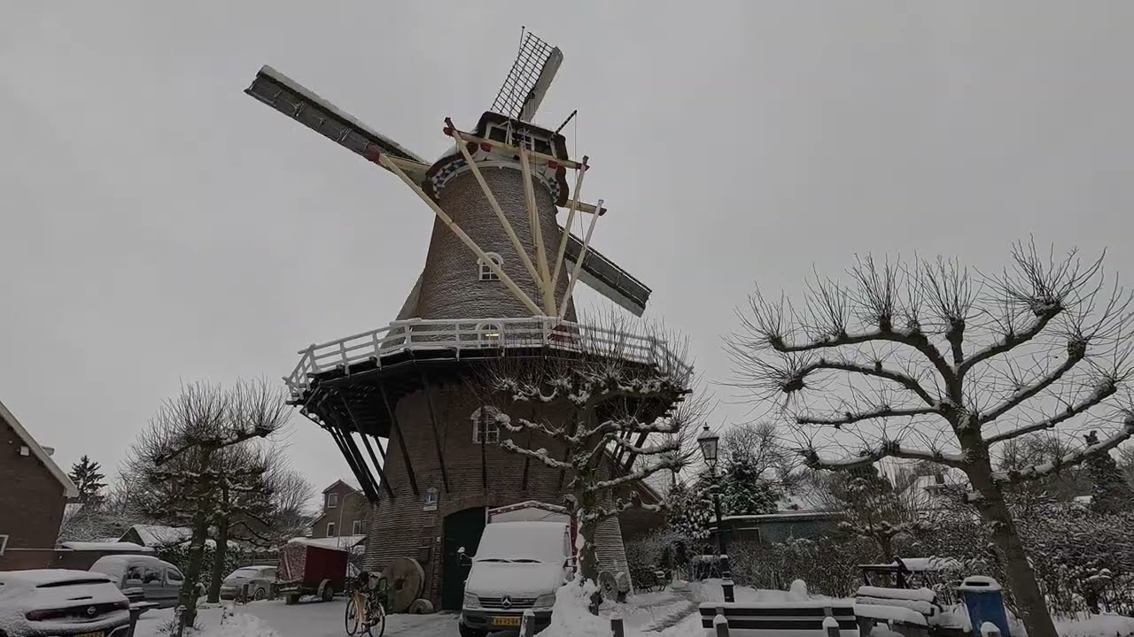 Wandeling door de sneeuw