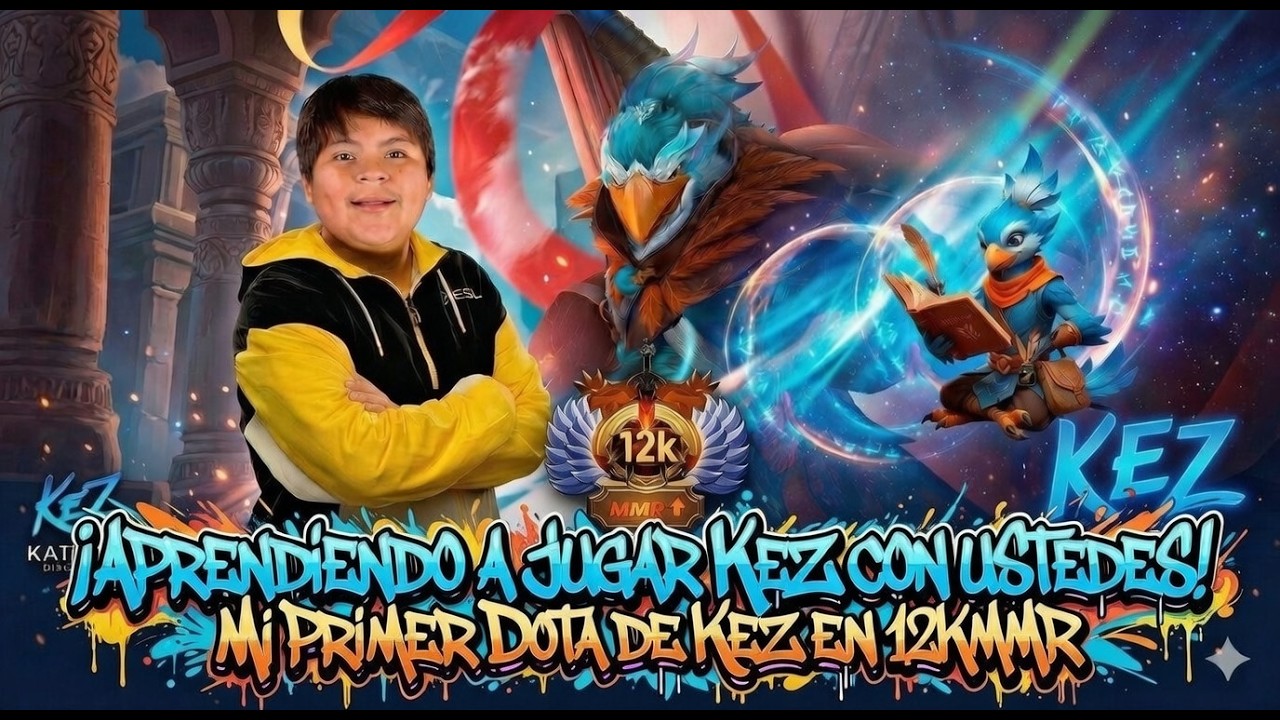 ¡Aprendiendo a jugar Kez con ustedes! Mi primer Dota de Kez en 12K-MMR