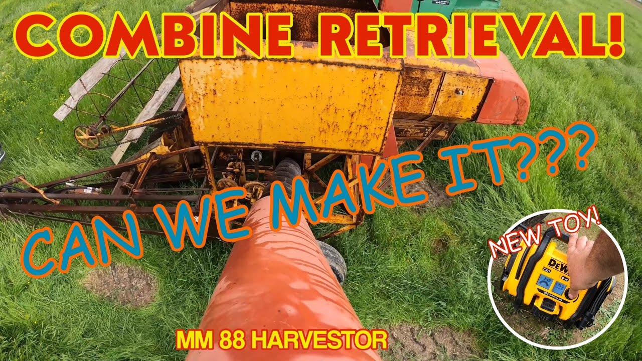 I bought the CHEAPEST COMBINE on AUCTION!!!! Will it make it home??? MINNEAPOLIS MOLINE 88 HARVESTOR