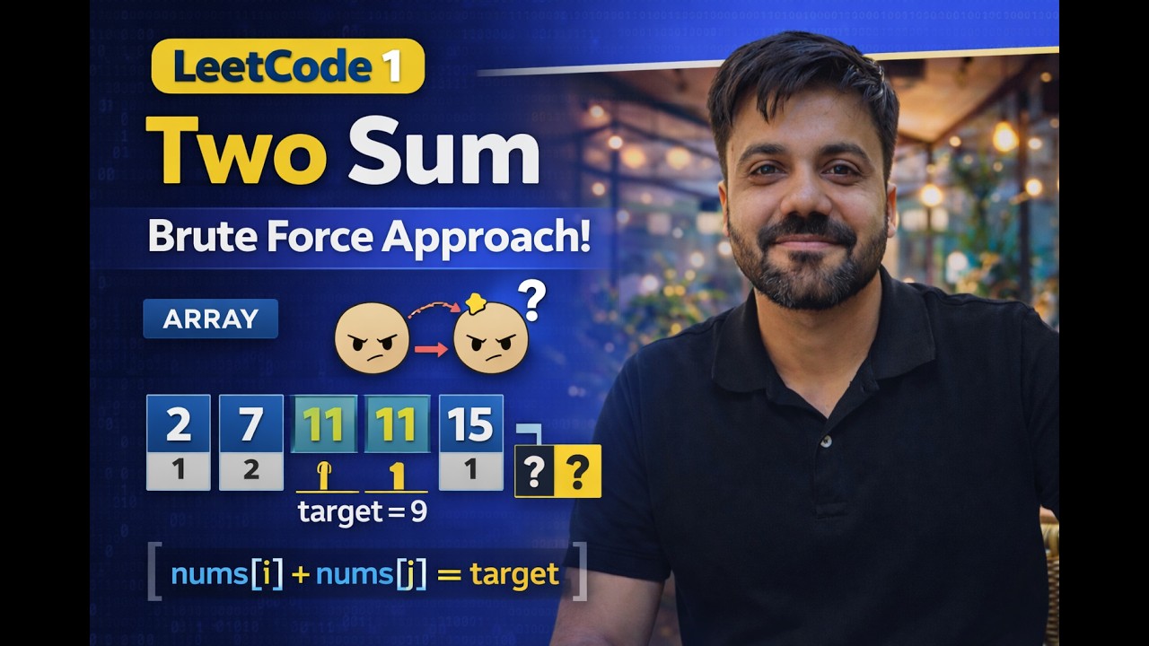 Two Sum - Leetcode 1 - Python - DSA in Hindi