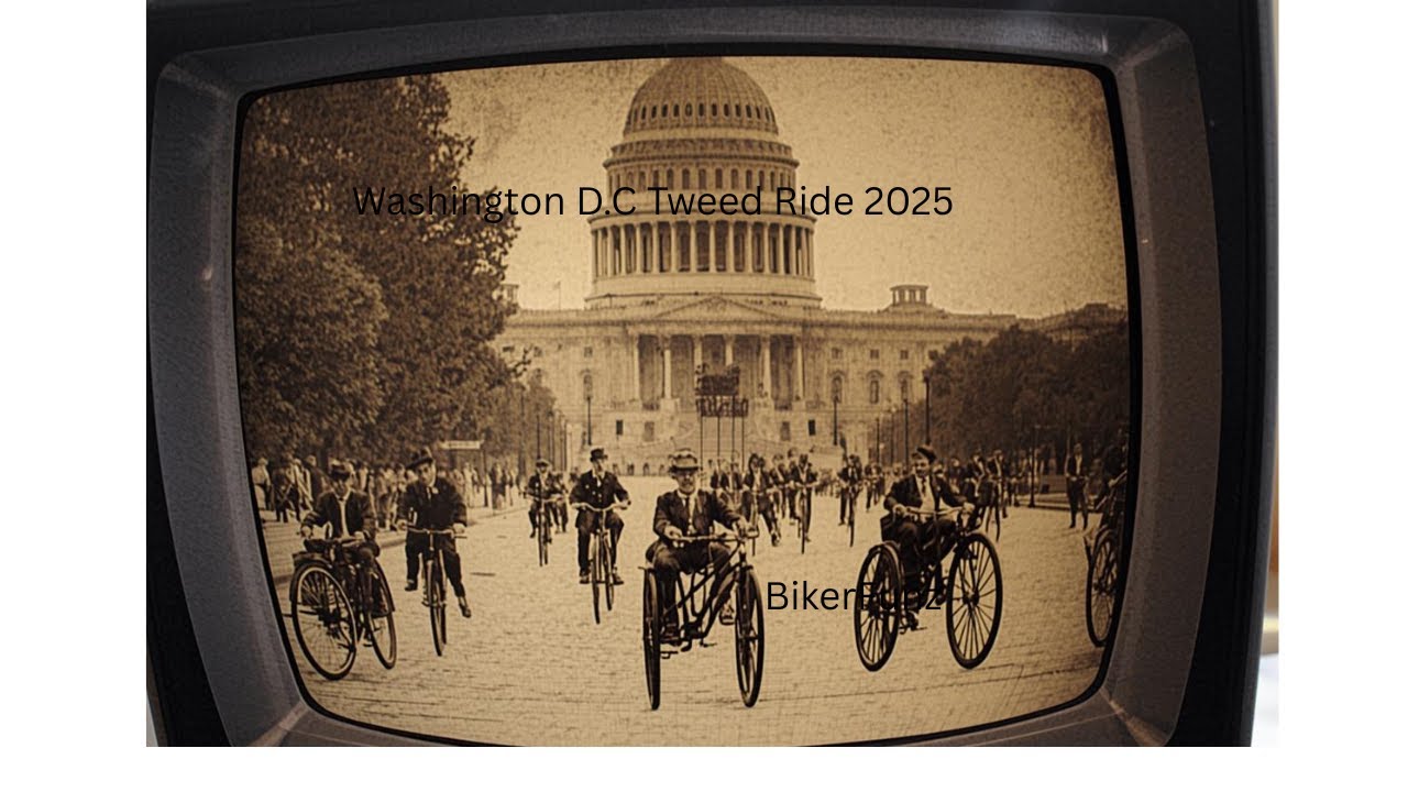 D C Tweed ride 2025 black&white old Television