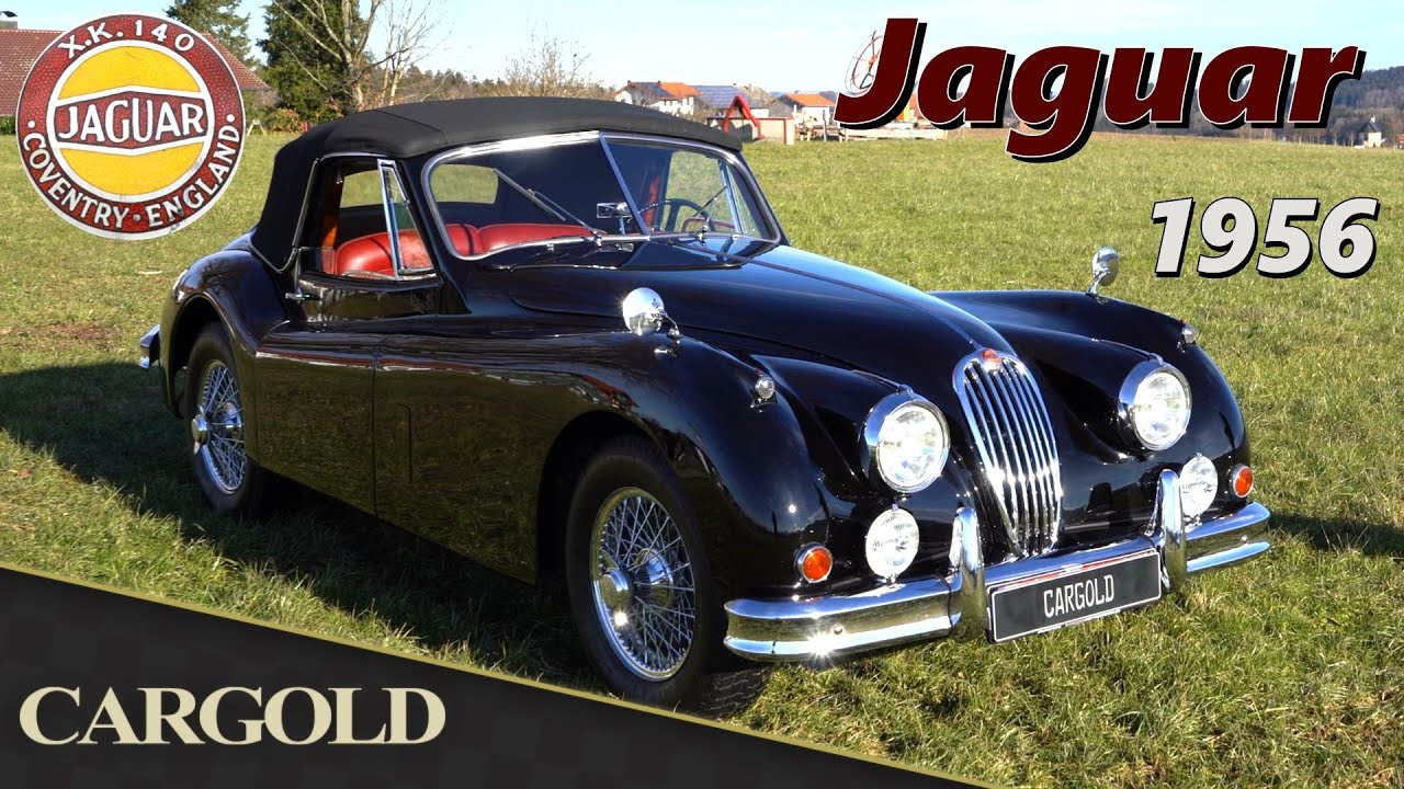 Jaguar XK140 DHC, 1956, edler Sportwagen mit 200 PS, 3,4l Motor und wunderschönem Design