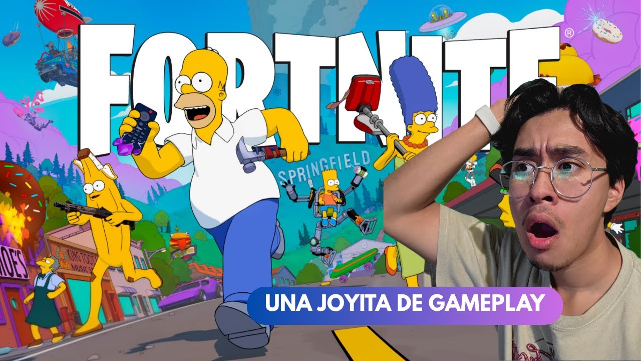 LA NUEVA TEMPORADA DE LOS SIMPSONS x FORTNITE ES UNA LOCURAA