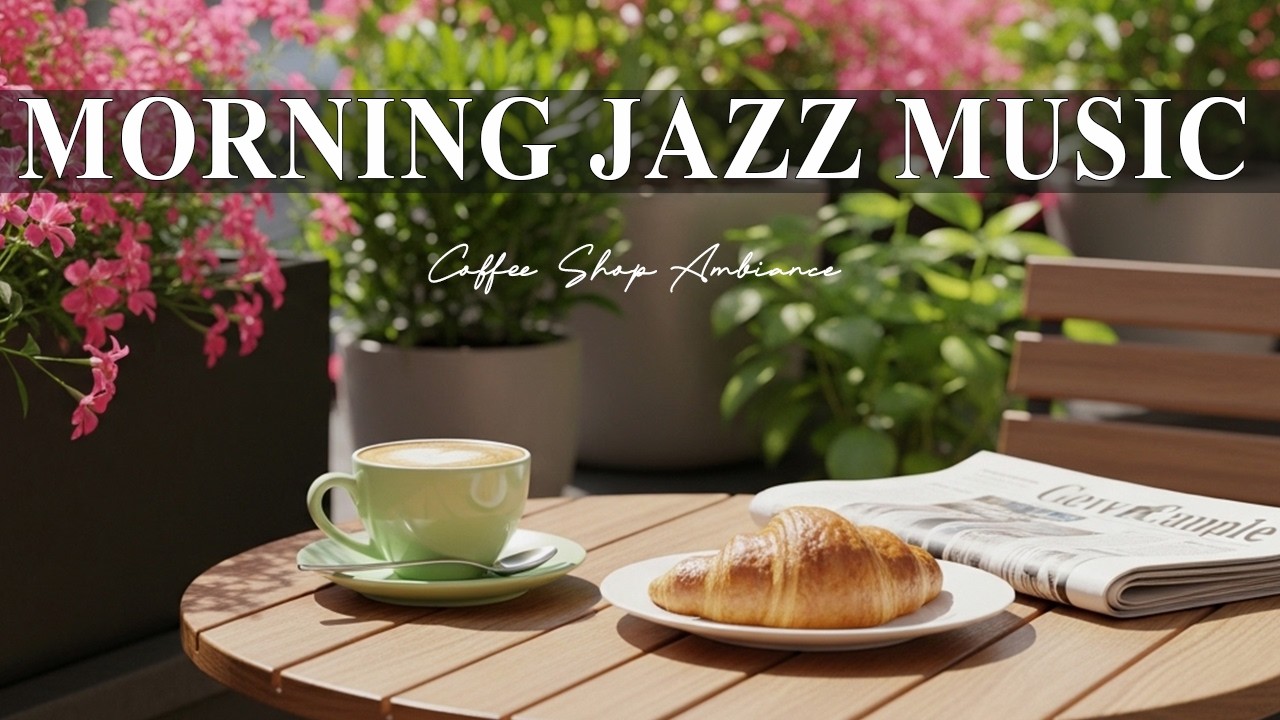 Morning Jazz Music ☕ Coffee Shop Ambiance & Smooth Bossa Nova Piano for Relaxing & Good Mood