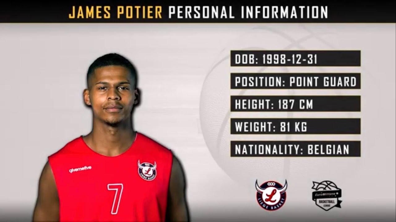 James POTIER HIGHLIGHTS 2019-20 VOO LIEGE BASKET