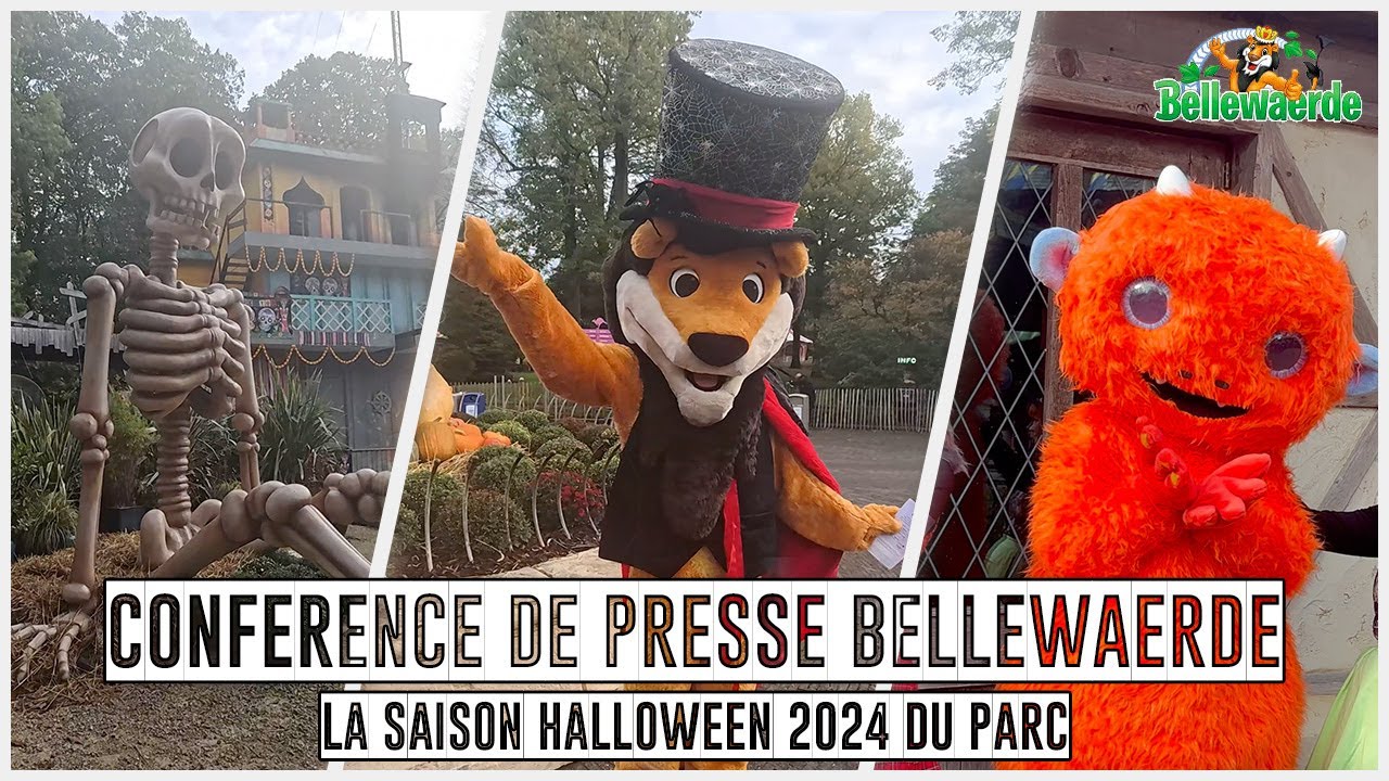 Halloween à Bellewaerde s'annonce TOP !  Conférence de presse 2024