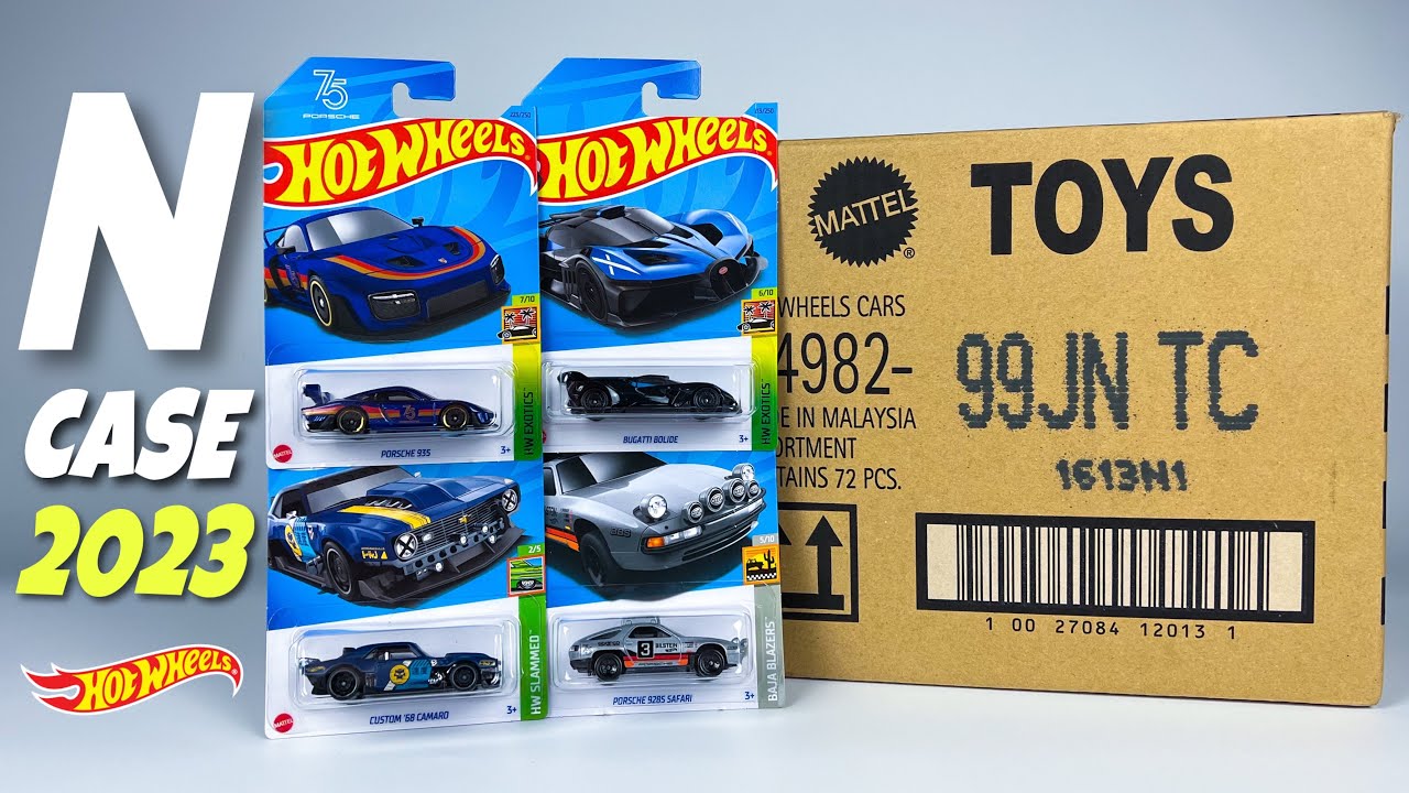 Unboxing Hot Wheels 2023 - N case!
