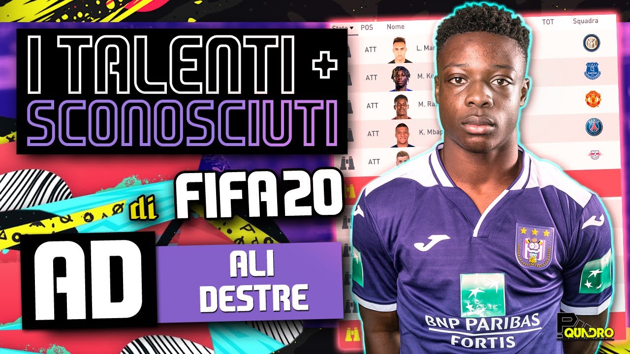 FIFA 20 : i talenti più sconosciuti per la carriera : ALI DESTRE - AD