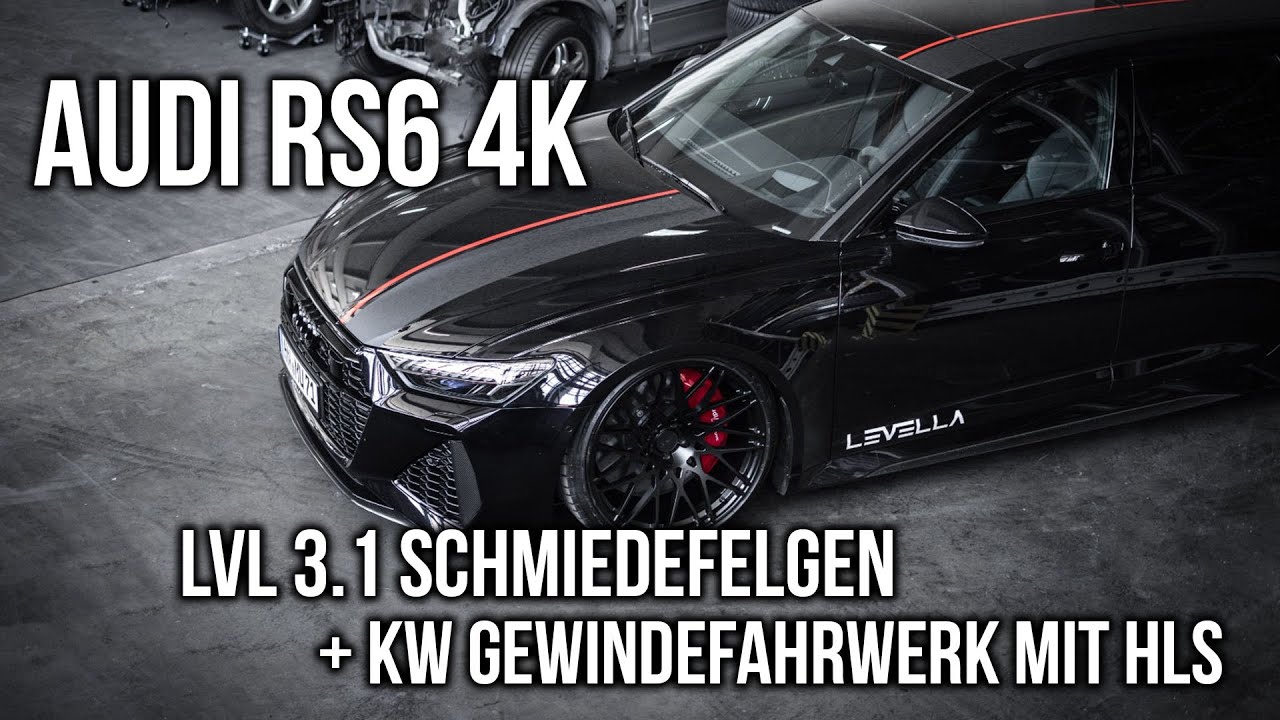 LEVELLA | Audi RS6 4K | LVL 3.1 Schmiedefelgen + KW Gewindefahrwerk mit HLS
