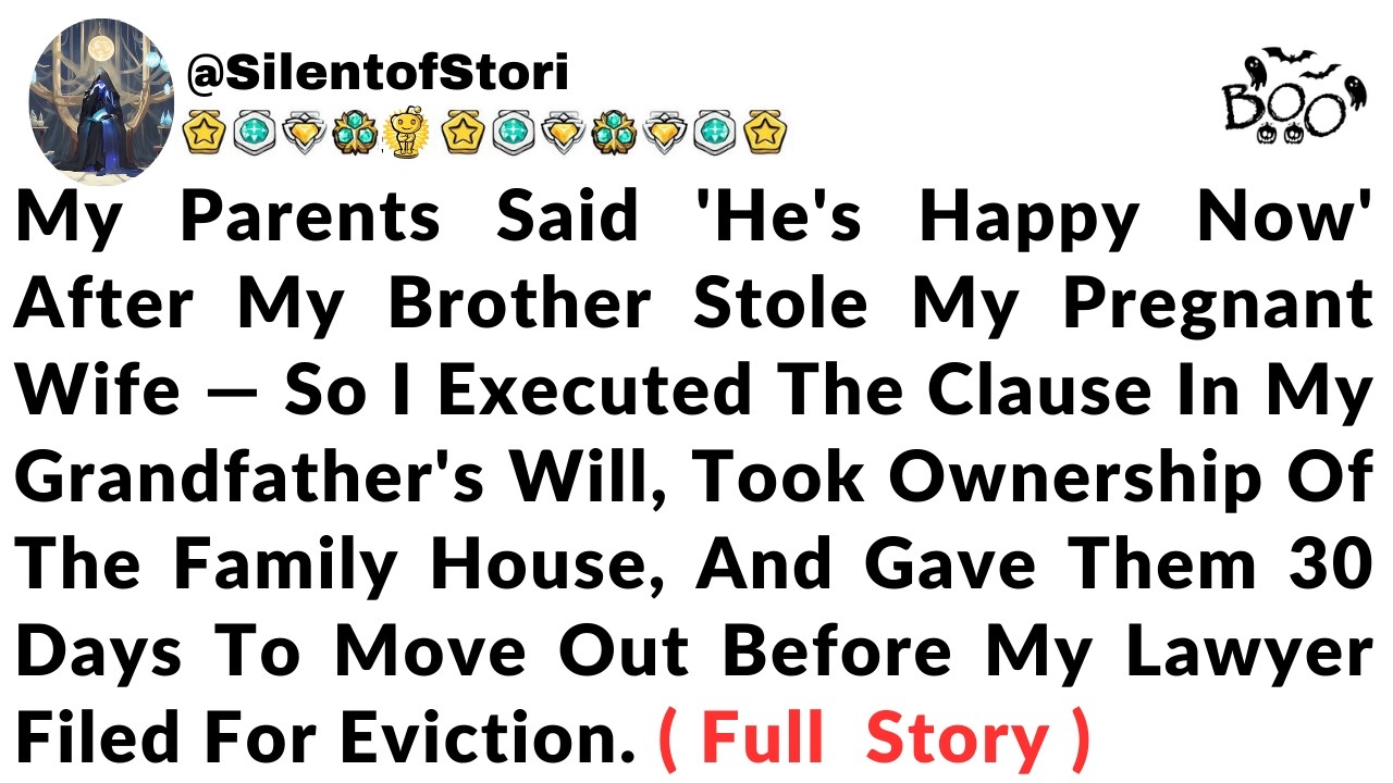 Parents Protected My Brother After He Got My Wife Pregnant — Grandpa's Will Gave Me Their House.