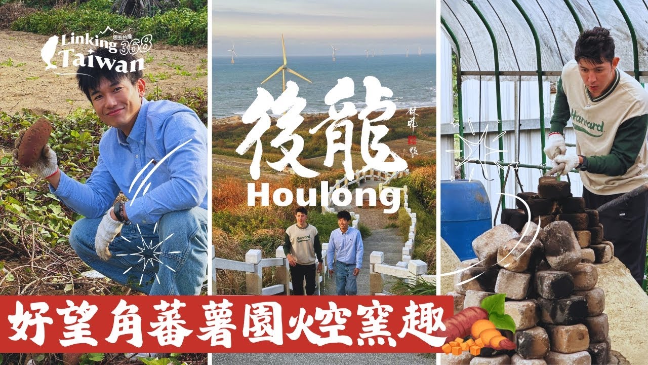 【苗栗後龍】EP25 part.4/4｜好望角蕃薯園農家焢窯趣🍠！過港隧道漫步遊👣｜Linking368Taiwan