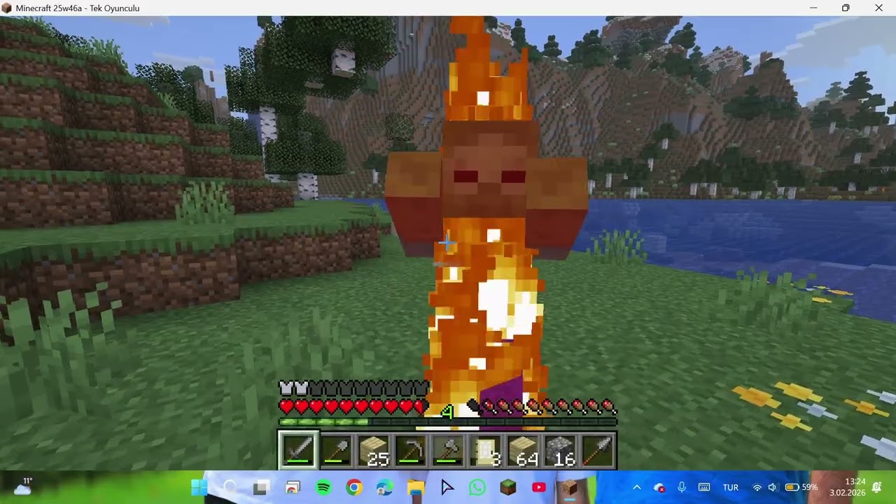 #Minicraft Salam vedonun 13 sn dondu ABUNE ol