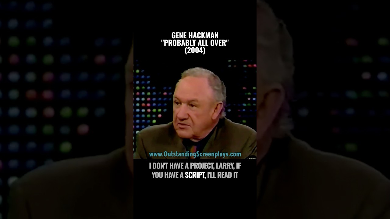 Gene Hackman did his Last Interview in 2004 and he DIDN&rsquo;t MAKE ANY FILMS after that
