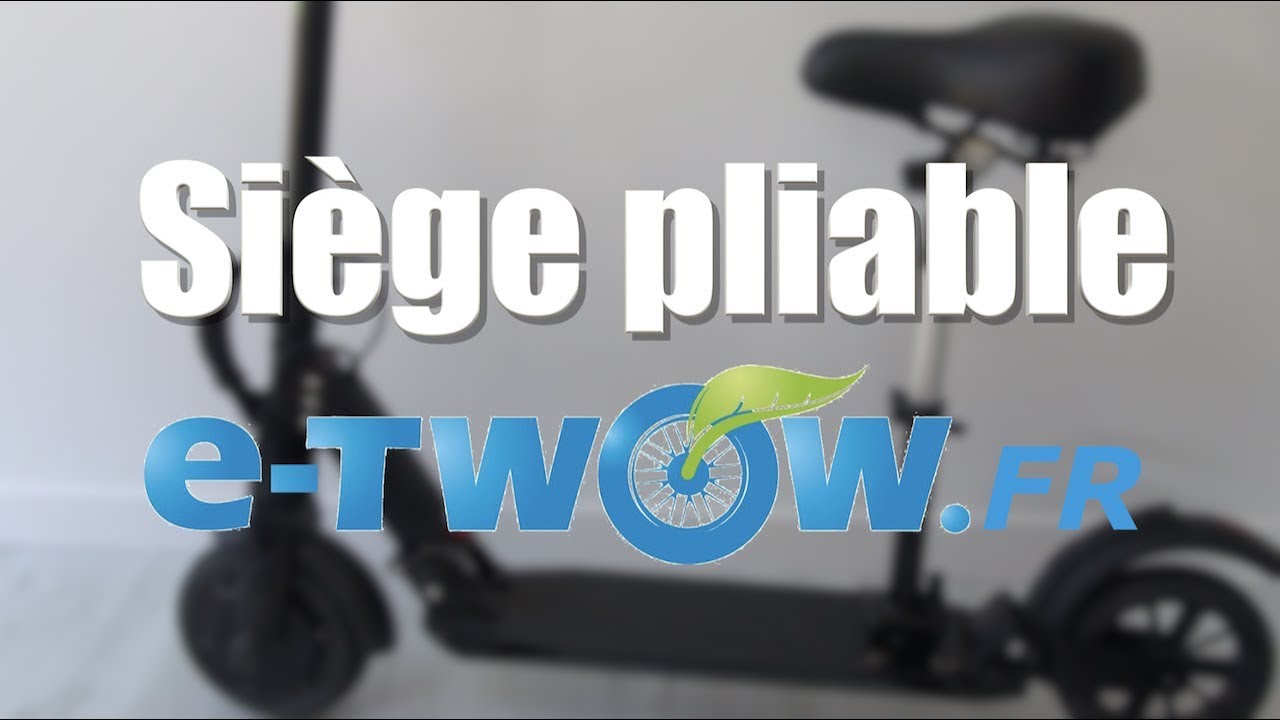 Siège pliable eTwow Booster (Tuto de montage)