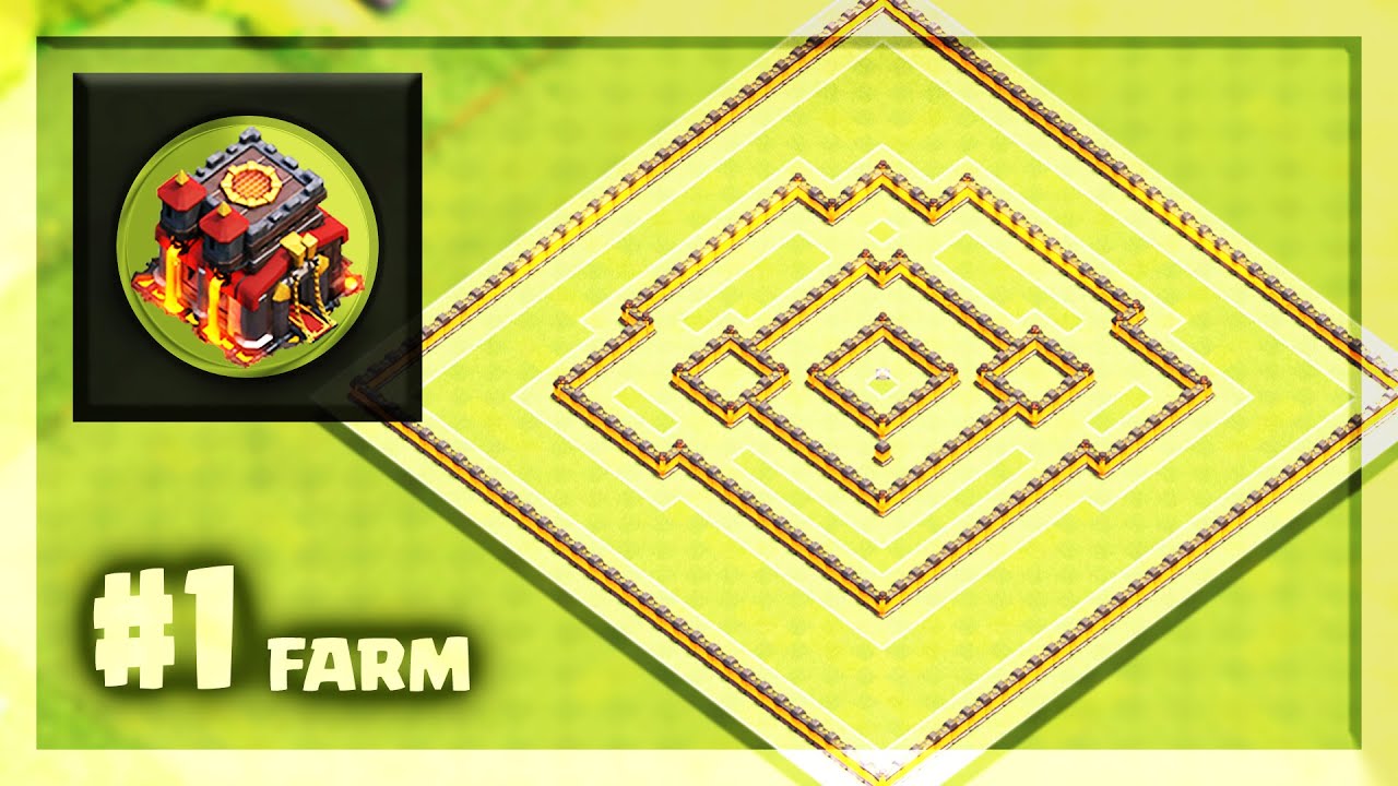 TH10 Base #1 - Farm (+Replays +Link)