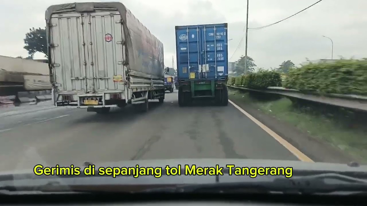 Jalan tol Merak Tangerang #jalantol #tollroad 