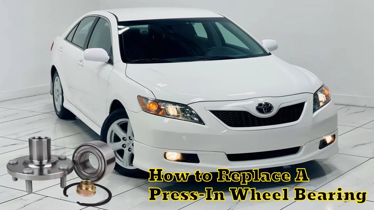 How To Replace Front Wheel Bearings without Press ( 2006-2011 Toyota Camry) #automotive #mechanic