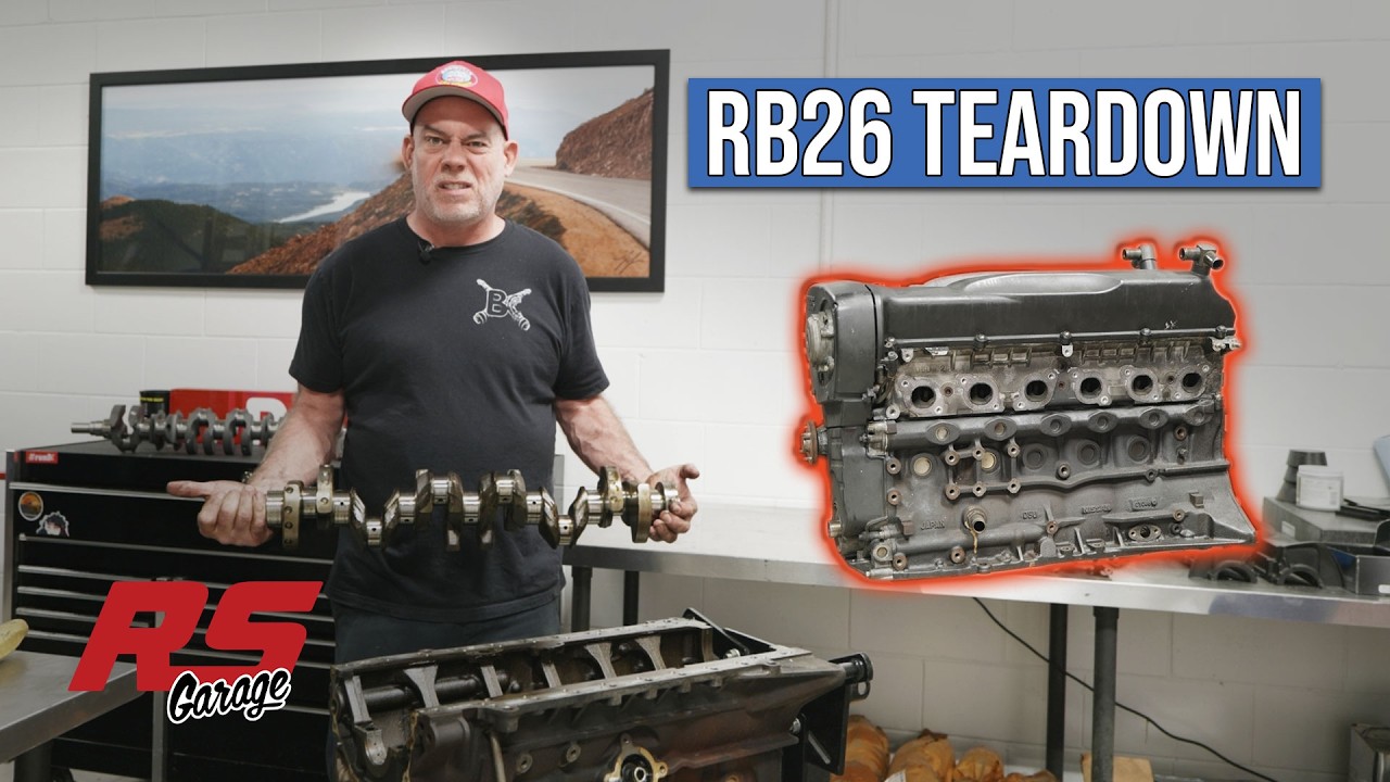 Stock RB26 Engine Teardown | How Does It Compare to a 2JZ? | RS Garage