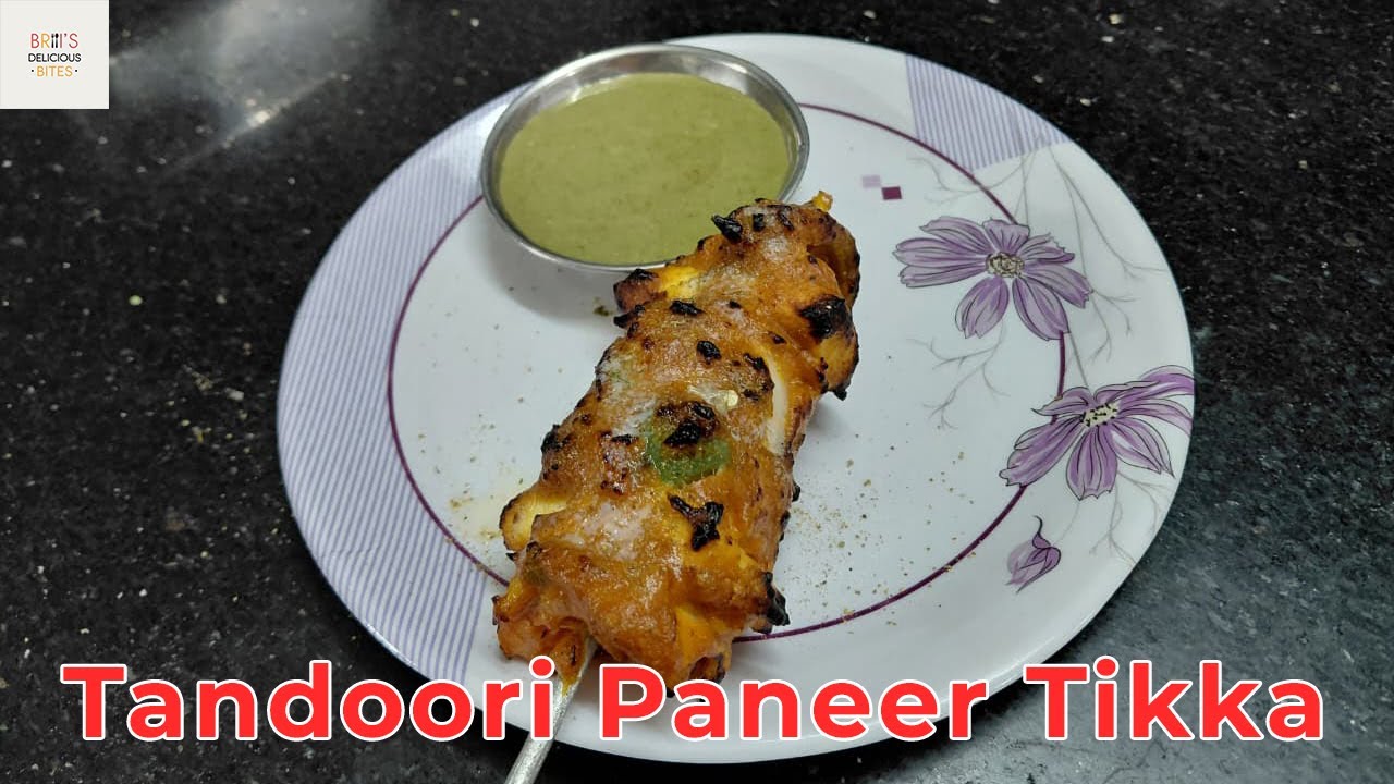 Tandoori Paneer Tikka Recipe I तंदूरी पनीर टिक्का रेसिपी 😋