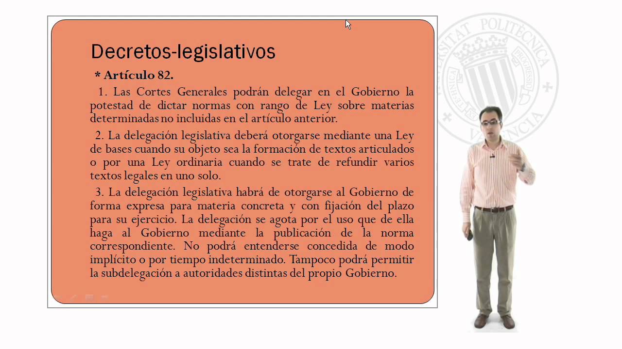 Normas con fuerza de Ley |  | UPV