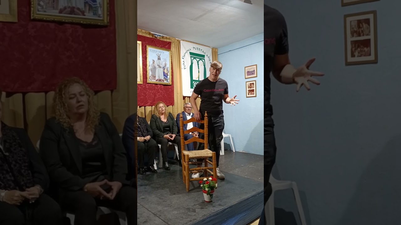 LUIS ORTEGA, Saeta, 2023. Participación inesperada tras ser invitado a cantar en la Exaltación.