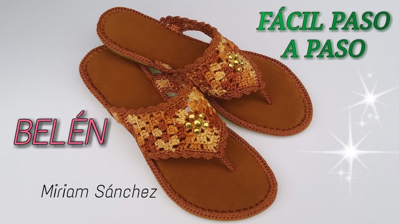 BELÉN Sandalia Tejida A Crochet 2020